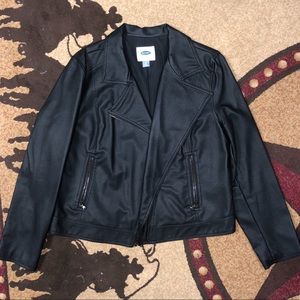 Faux Leather Jacket